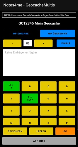 Notes4me-GeocacheMultis, v1.00