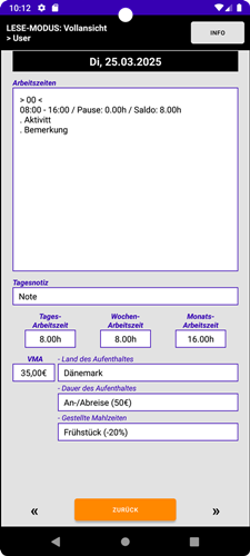 Notes4me-WorkingHours, v4.03
