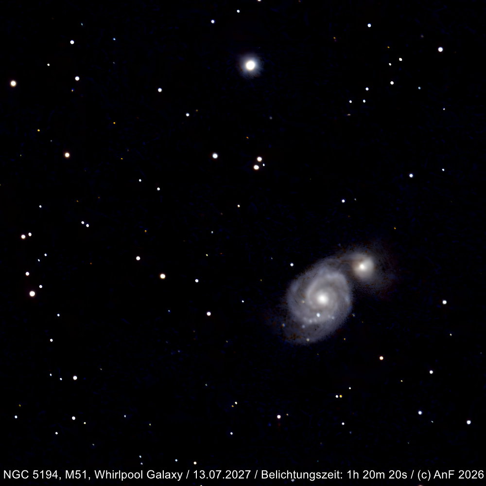 NGC 5194 / M51: Whirlpool Galaxy